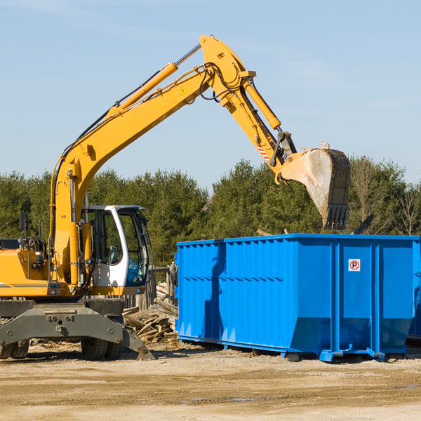 can i choose the location where the residential dumpster will be placed in Ranchette Estates TX